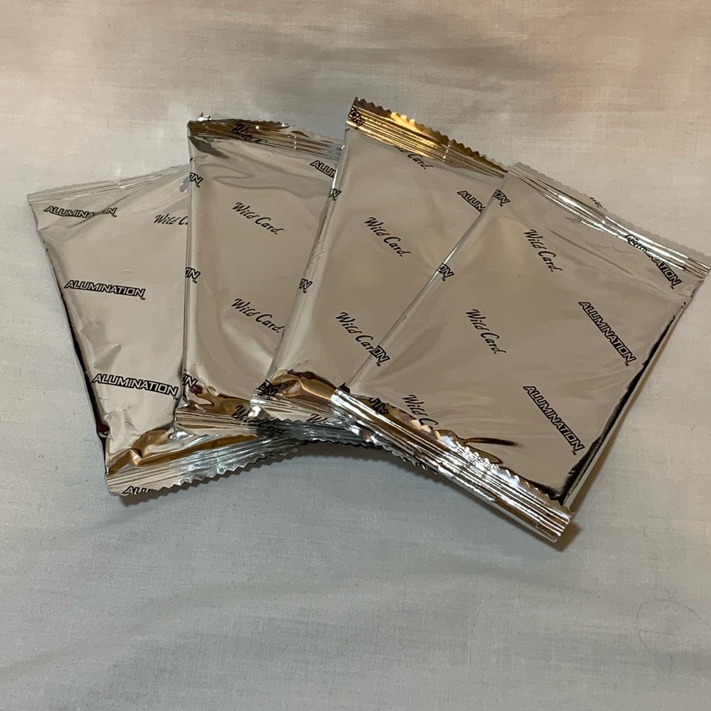 4 packs Wild Card Alumination Footballll